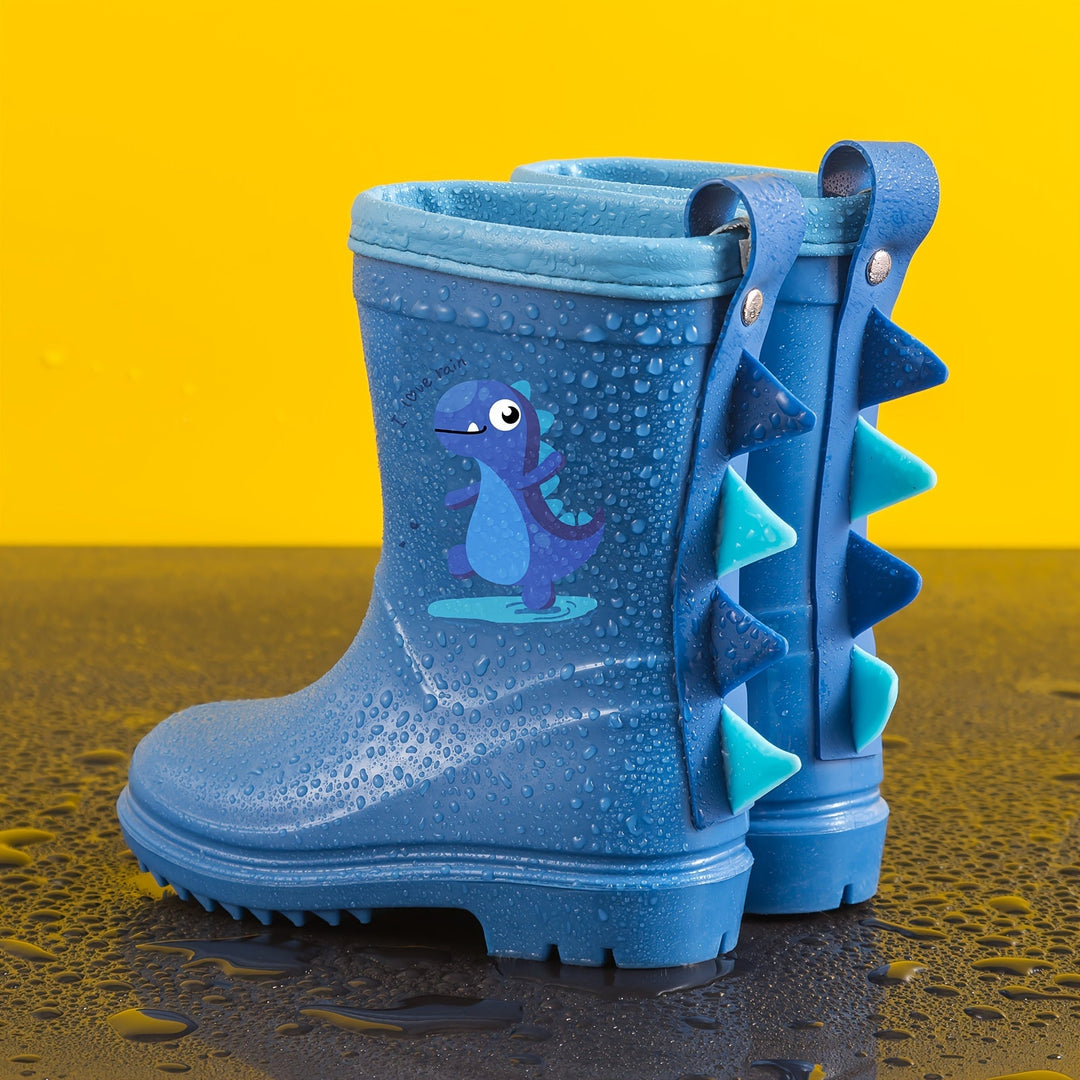 Bunte Kinder Gummistiefel mit Tiermotiven – Leo