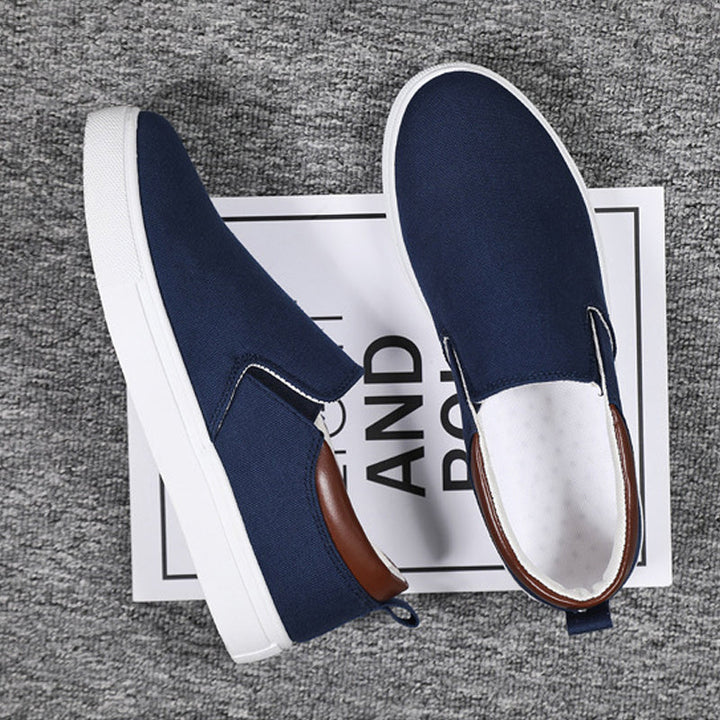 Slip-On-Herrenschuhe aus Canvas – Lennard