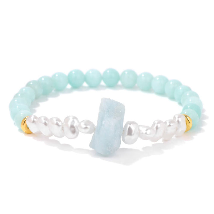 Natural Crystal Bead Bracelet – Eline