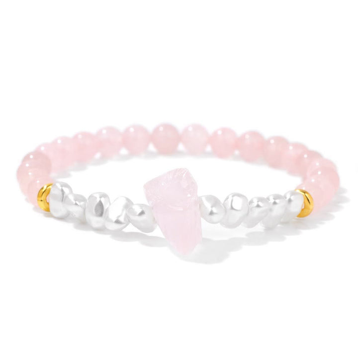 Natural Crystal Bead Bracelet – Eline
