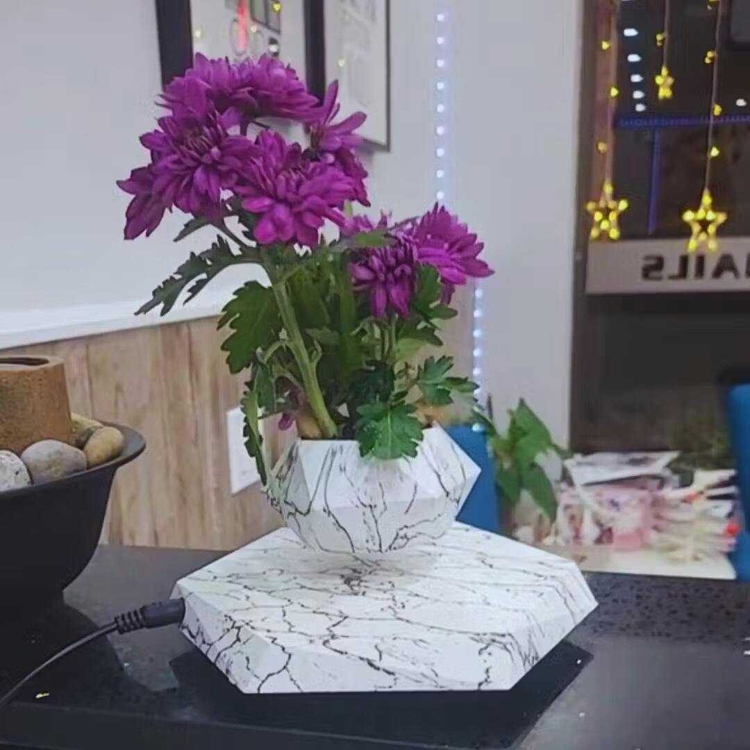 Flydende planteholder med magnetisk levitation - Liva