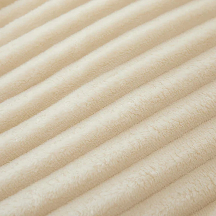 Wide Striped Flannel Fleece Blanket – CozyStripe