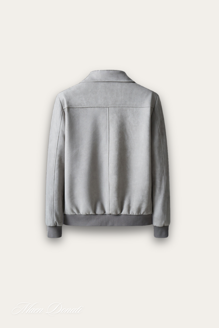 Trendy gray men's coat – Matteo