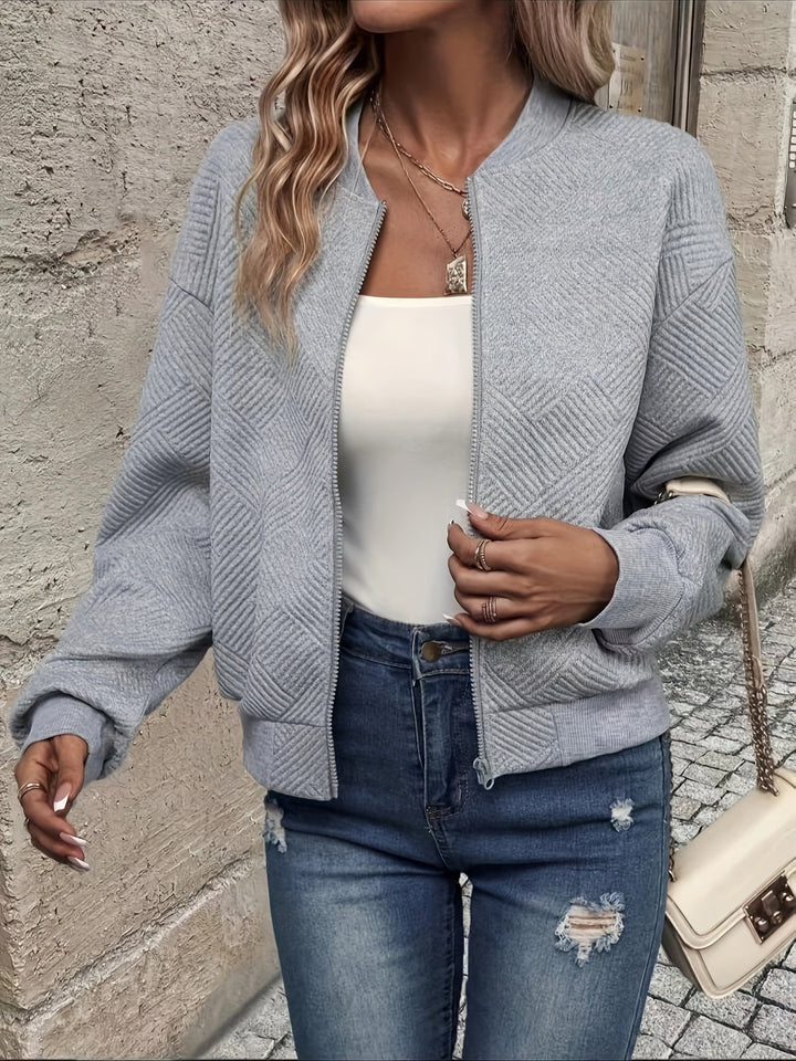 Stilfuld dame zip-up jakke – Rivka