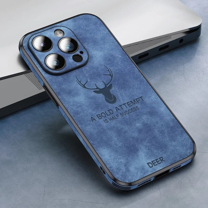 Luxury Deer Leather iPhone Case - Veltro