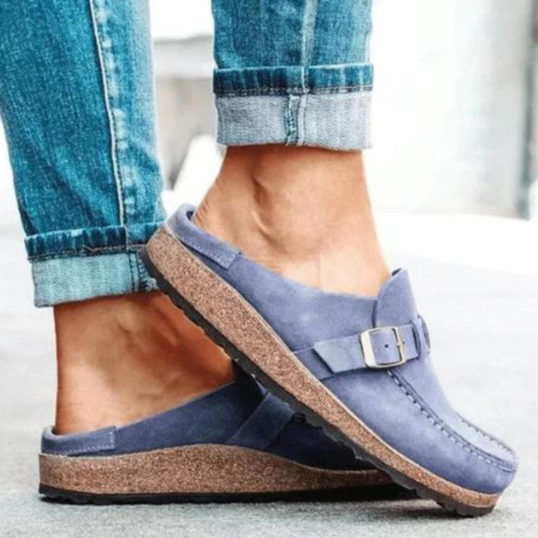 Bæredygtige komfort-clogs i retrostil – Noelia