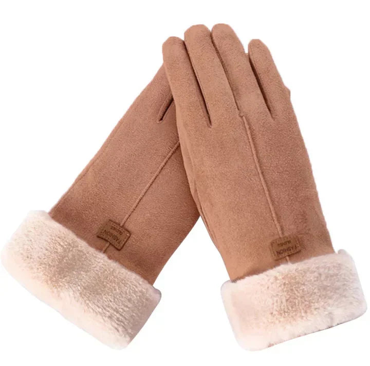 Warm Suede Women's Gloves - VelvTouch