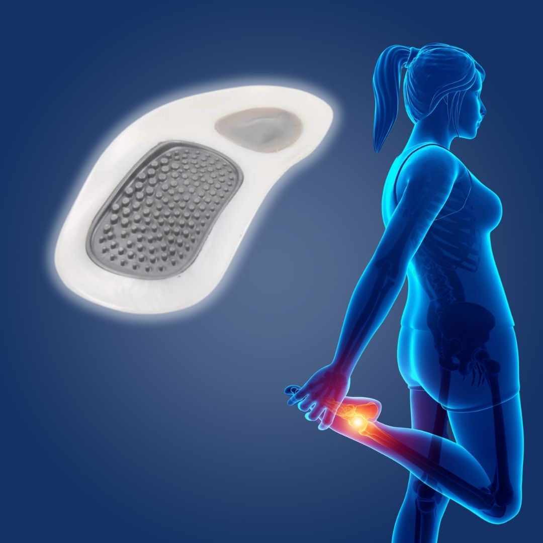 Innleggssåler for plantarfasciitt – SoleRelief