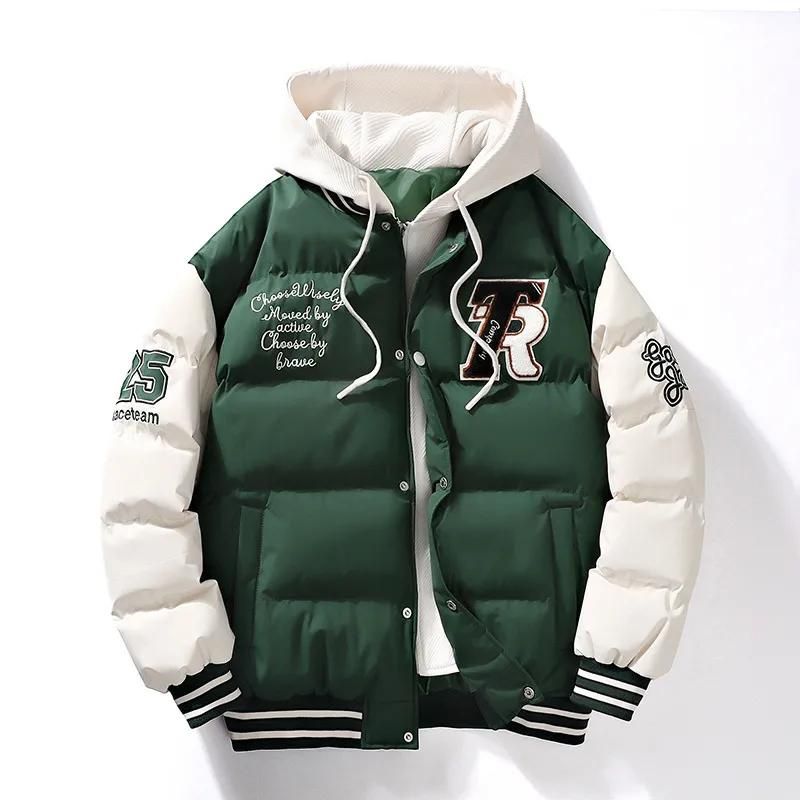 Sporty men's winter jacket with hood – Ragnar