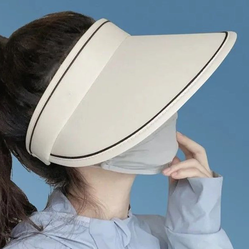 Trendy Roll-up Sun Hat with Extra Protection – FoldSun Pro