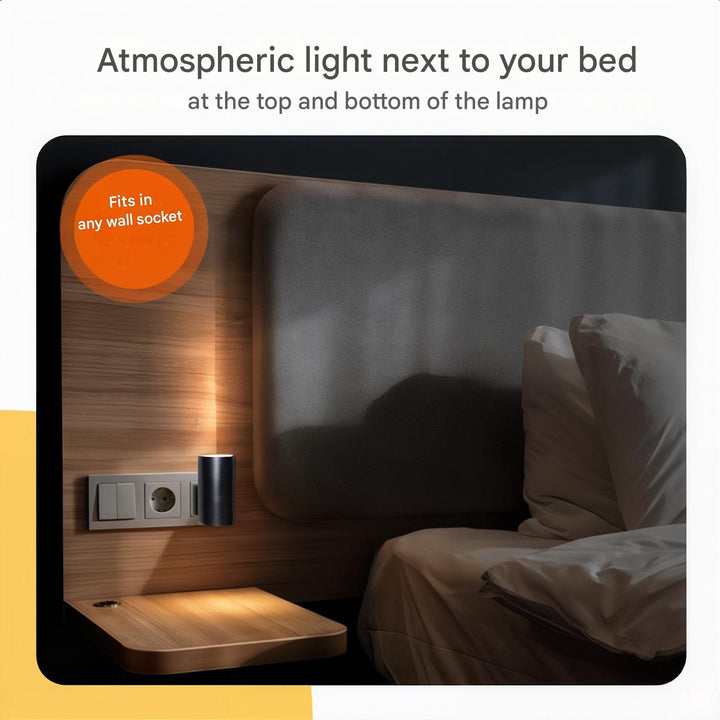 Dæmpbar natlampe med sensor – LumenGuard