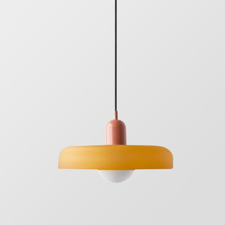Colorful pendant lamp in Bauhaus style - StiloGlas