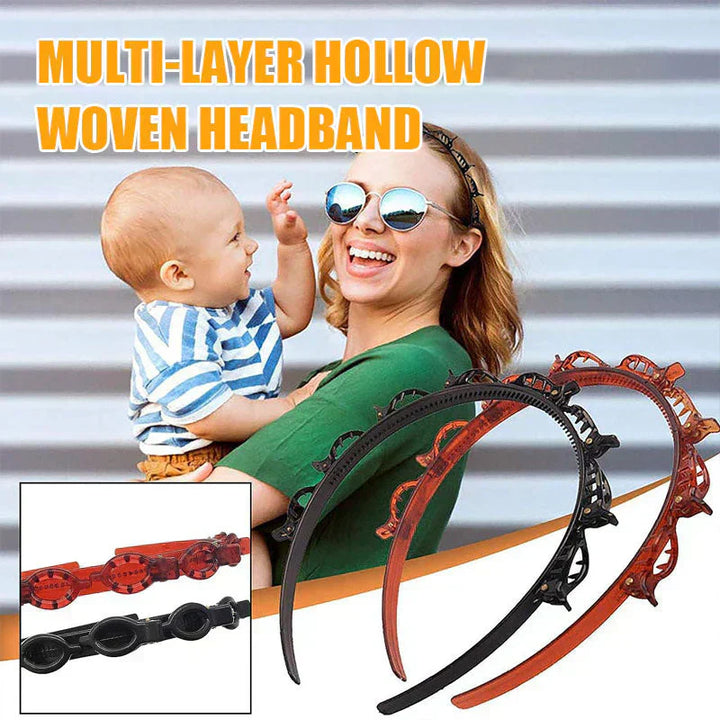 Braided Hairband with Grip – Bibi