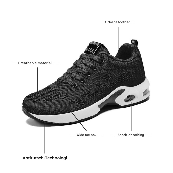 Behagelige og åndbare ortopædiske damesneakers – Marlene
