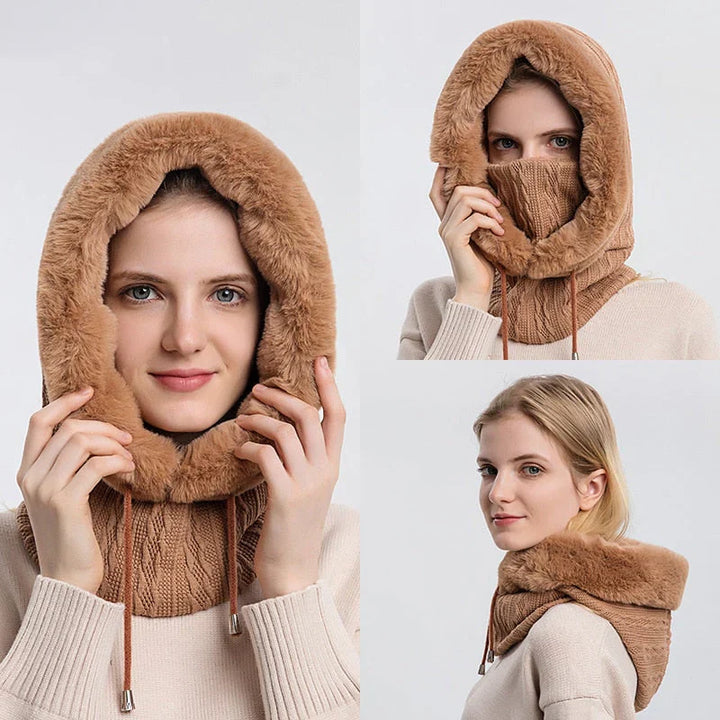 Soft warm 3-in-1 women's scarf – Rizza