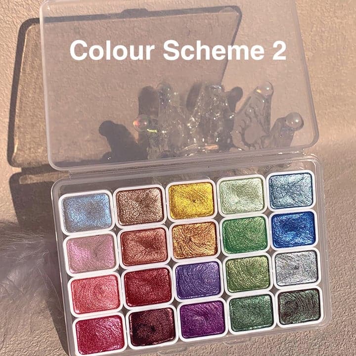 Multicolored Watercolor Paint Set – ColorCrafter