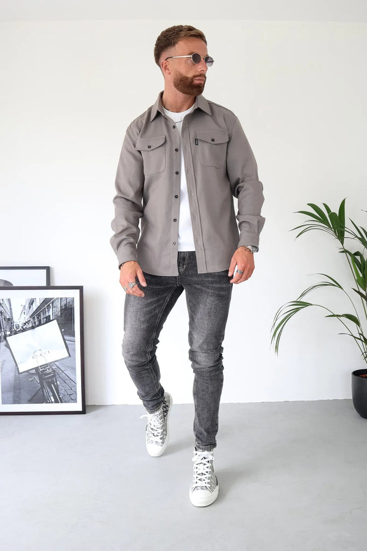 Chaqueta camisa moderna para hombre – Elias