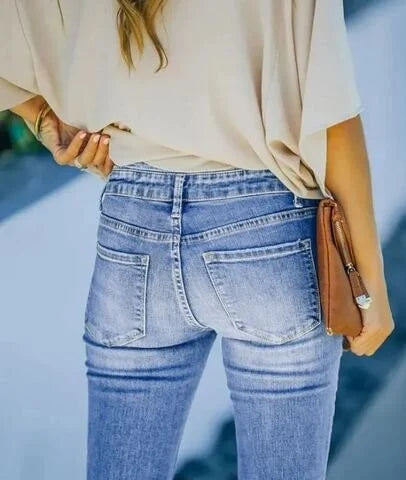Strekkbare damejeans – Liora