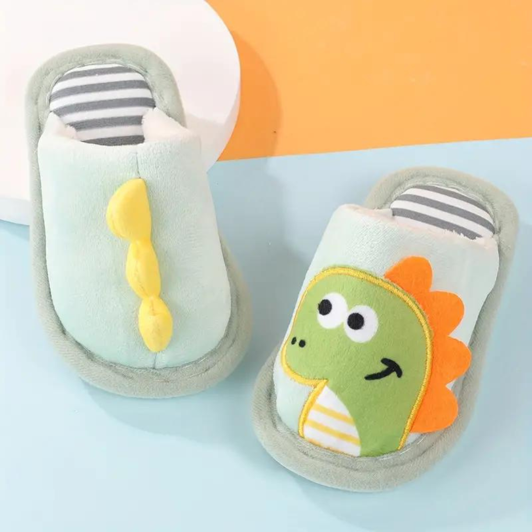 Kinder Hausschuhe mit Dino Design – RoarySteps