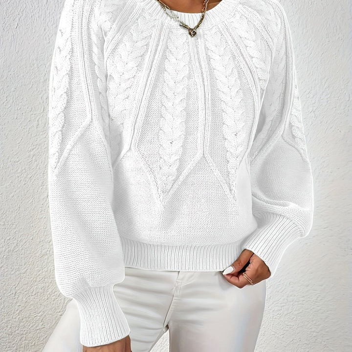 Damen Strickpullover mit Lanternärmeln – Sanna