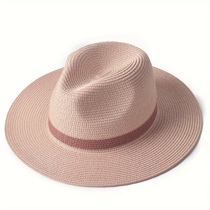 Trendiger Sonnenhut mit breiter Krempe für Damen & Herren – SunShield Panama