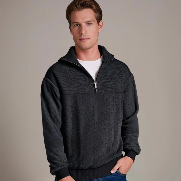 Men's Sweater with Cashmere Merino Wool – Autumn Magic Severin