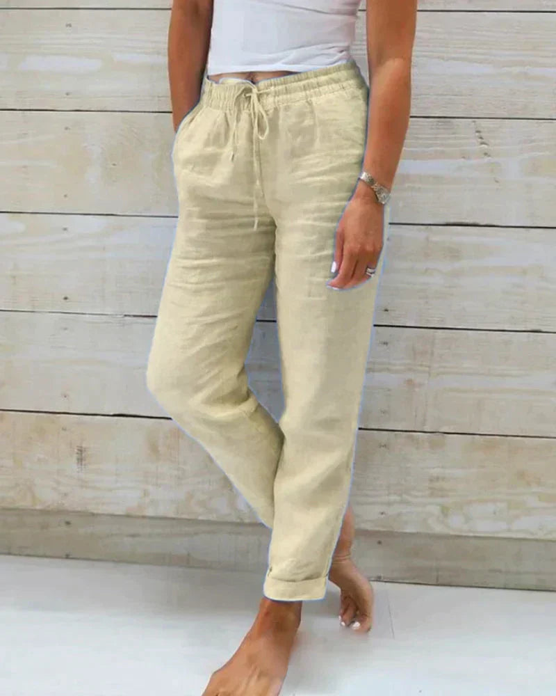 Stylish Linen Pants for Women – Selina