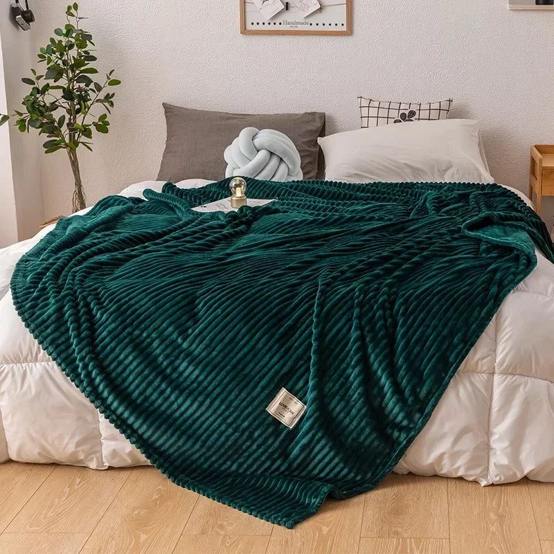 Manta de franela gruesa para otoño - WarmHaven