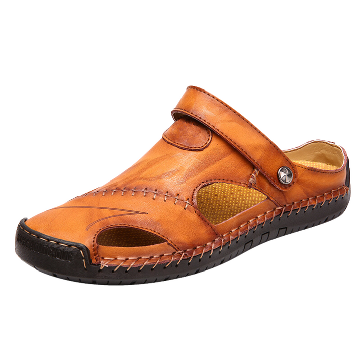 Orthopedic Men's Leather Sandals – Marco