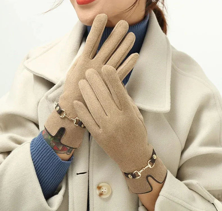 Stylish Autumn and Winter Gloves for Women - Amelia