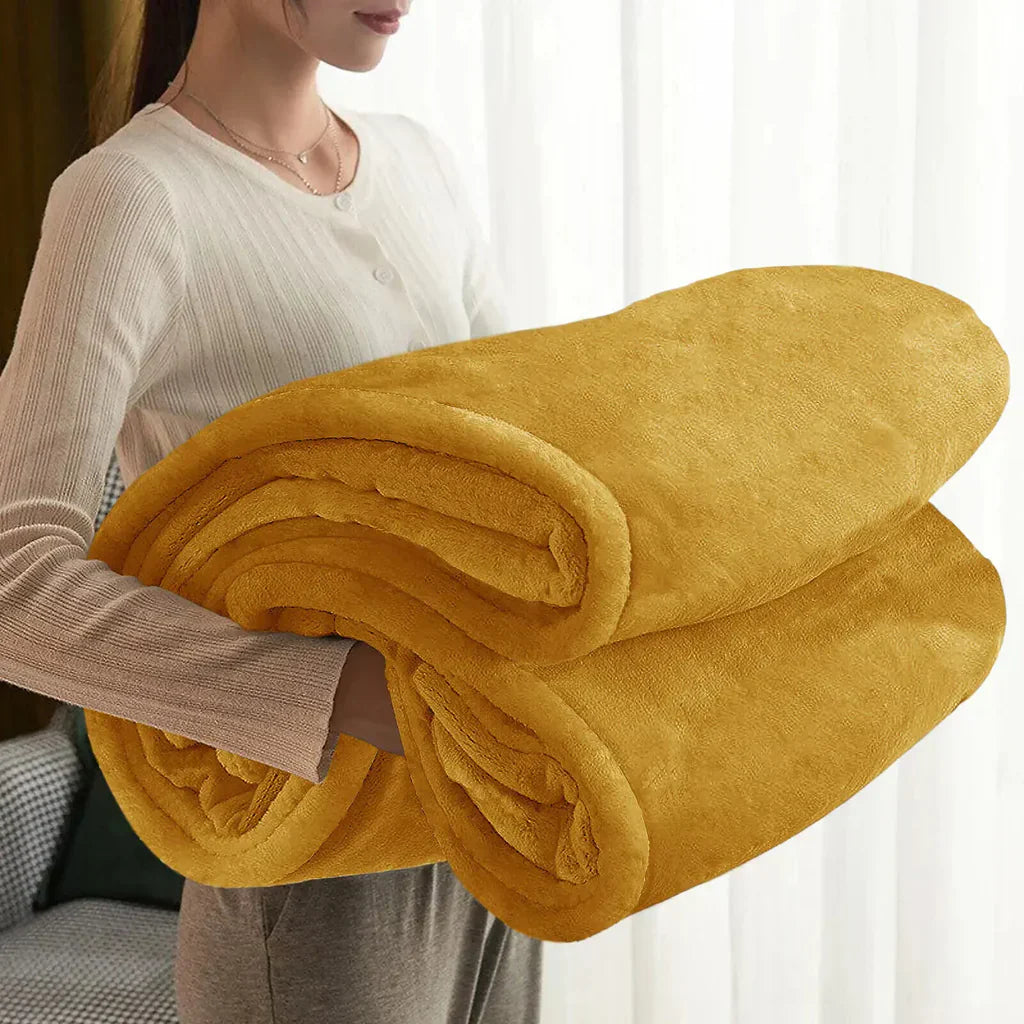 All-Season Thick Fleece Blanket - CozySeasons