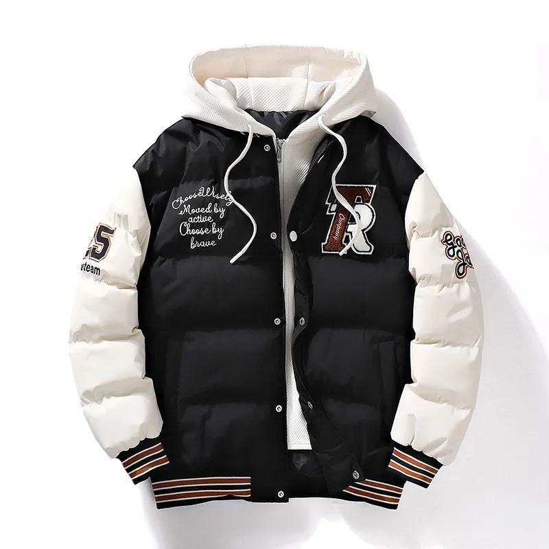 Sporty men's winter jacket with hood – Ragnar