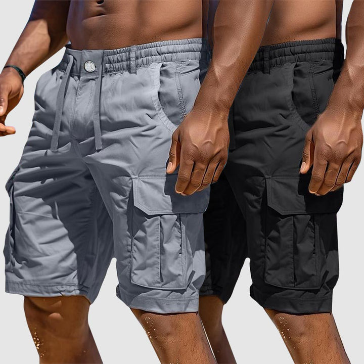 Sommerlige herre cargoshorts i bomuldsblanding – Rafael