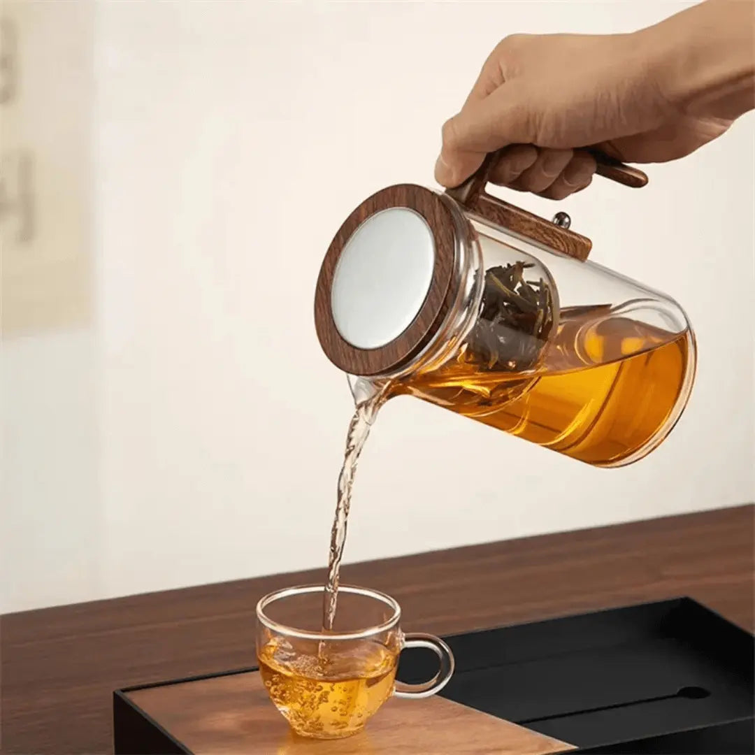 Stylish Transparent Teapot – ClearBrew
