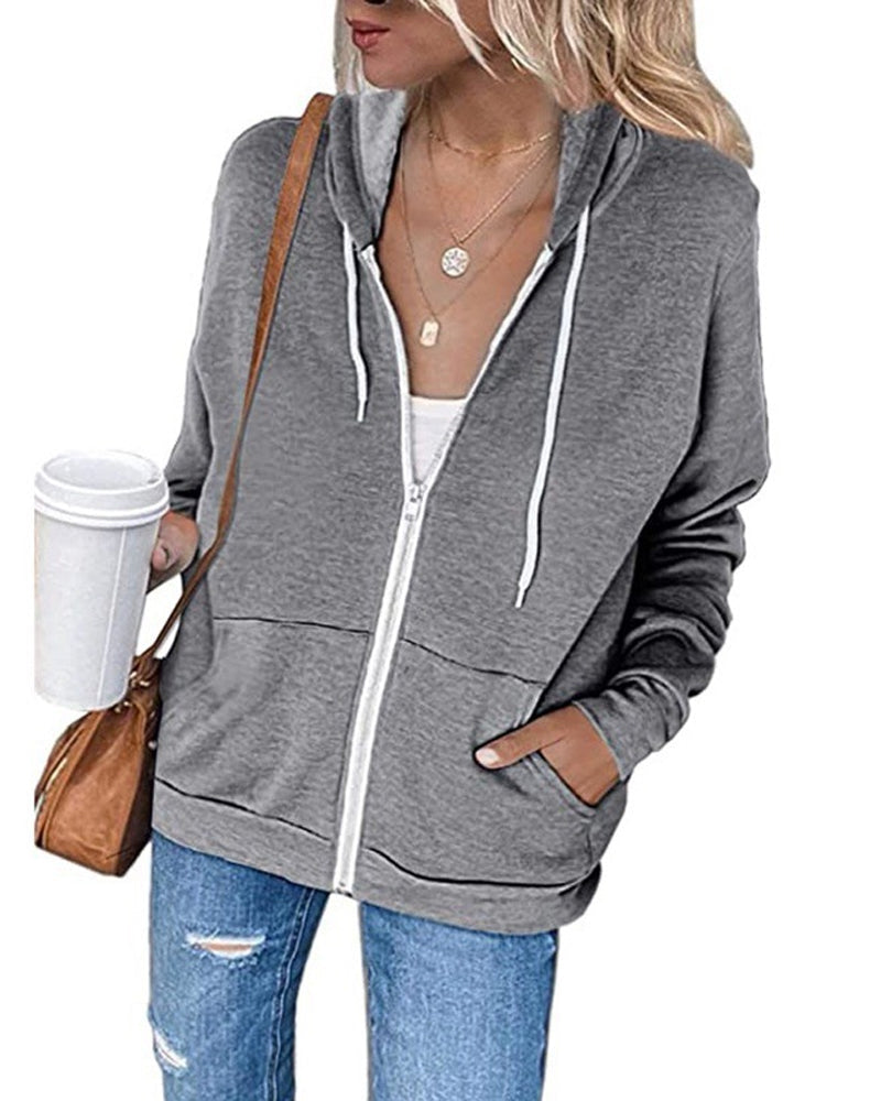 Solid Color Women's Vest with Pockets - Emma