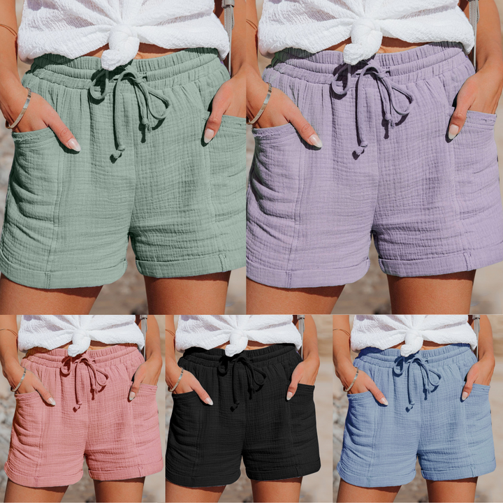Sommerlige bomuldsshorts - Livia