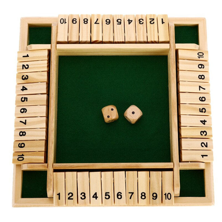 Juego de mesa de cubos de madera - RekenRijk
