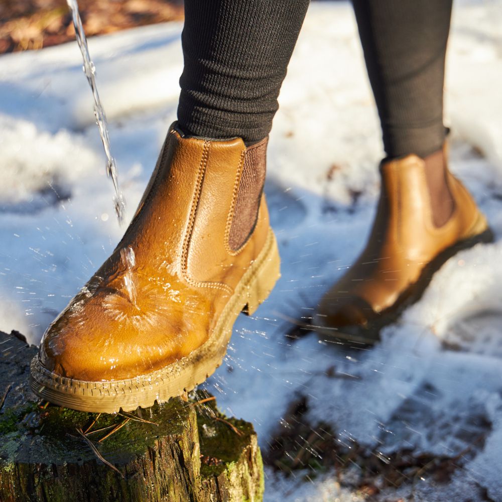 Botas de seguridad ortopédicas de cuero para hombre - Matthias