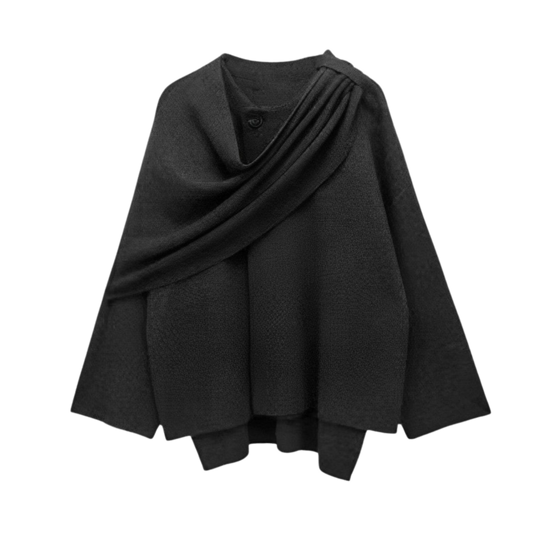 Stylish Women's Winter Poncho – Ella