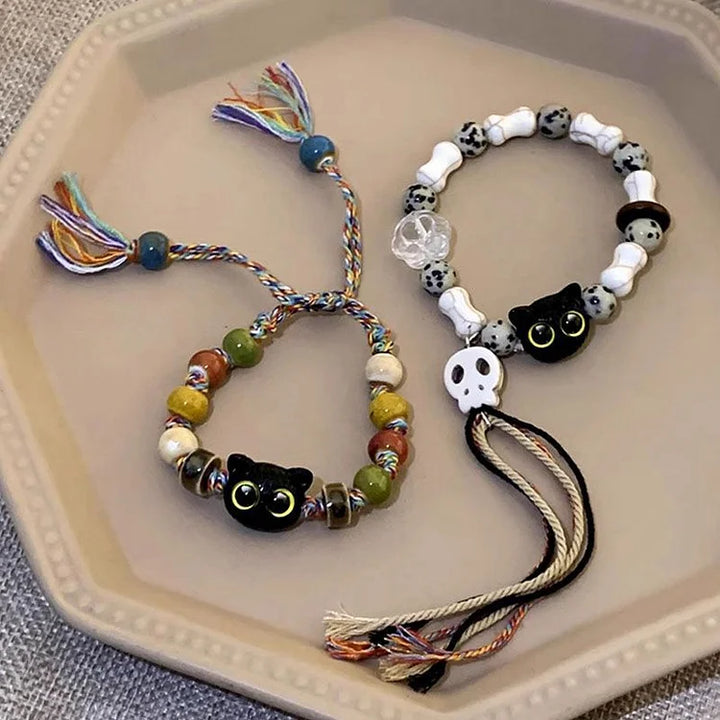 Cat and Skull Bracelet – Selina