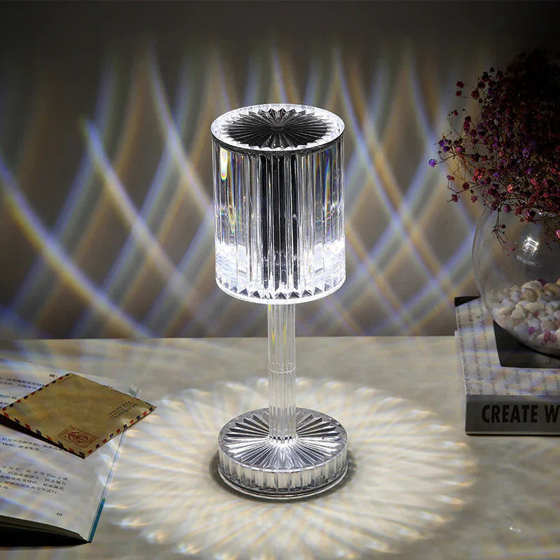Dimmable Crystal Table Lamp with Modern Lighting – Seraphine