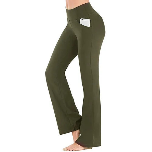 Dame-yogabukse med høy midje – Selina