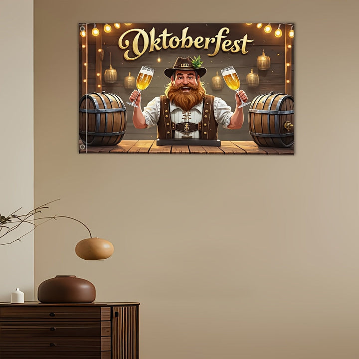 Oktoberfest-haveflag – BierFest-mand Oktoberfest 2026