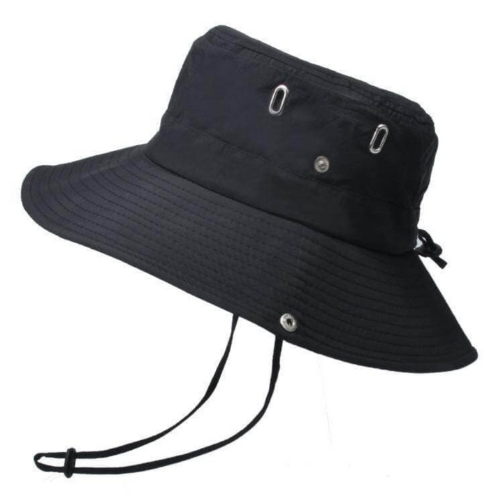 Vandafvisende outdoor-bucket hat med UV-beskyttelse – ShieldFlex Pro
