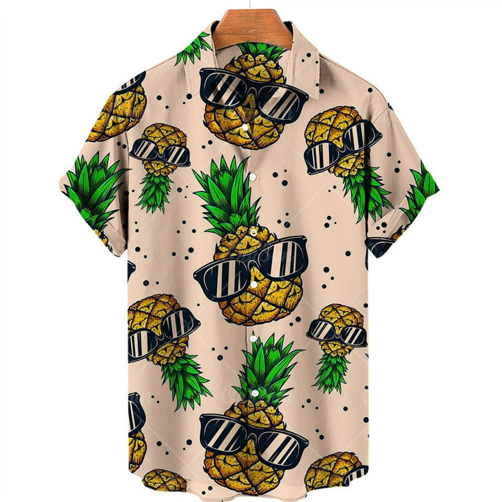 Camisa hawaiana tropical de manga corta – Mateo