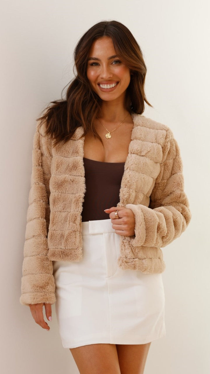 Luxurious Women's Crop Jacket – Veloura