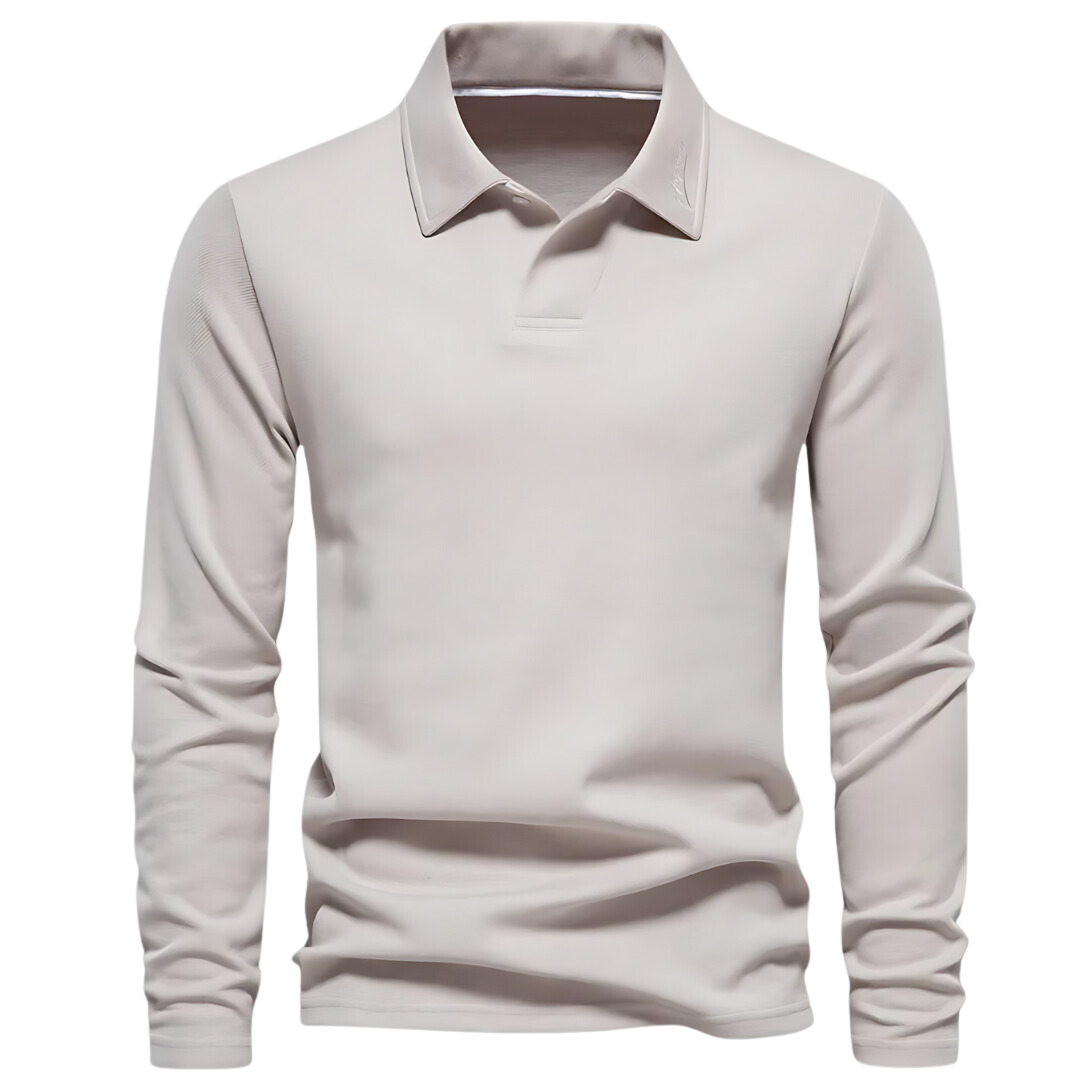 Men's Long Sleeve Polo - Vince