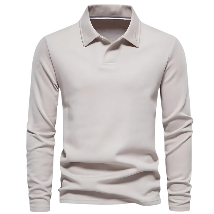 Men's Long Sleeve Polo - Vince