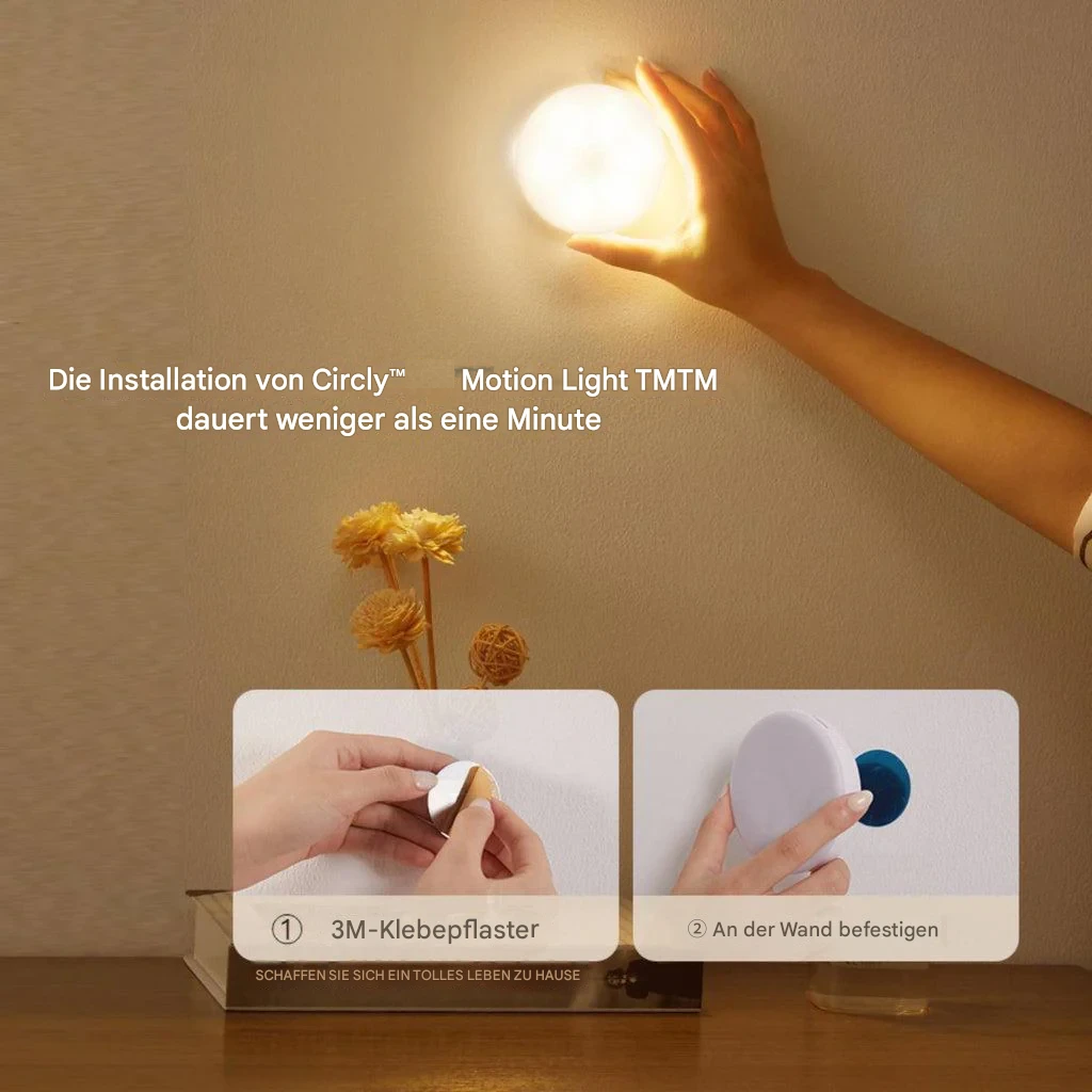 Lámpara con sensor de movimiento inalámbrico - LumaLight