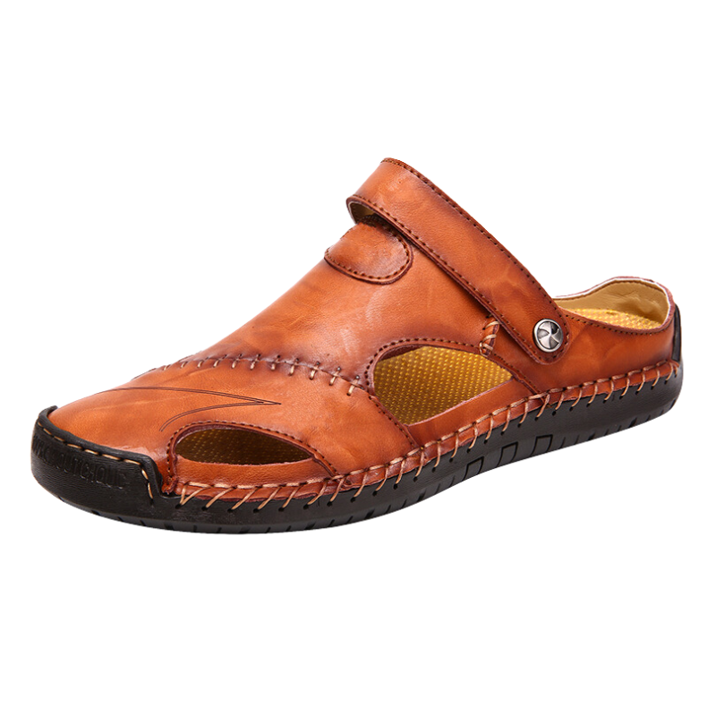 Orthopedic Men's Leather Sandals – Marco